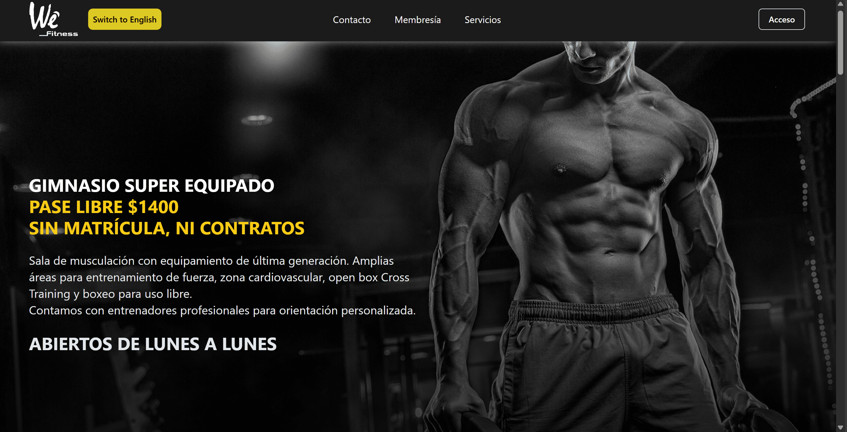 Gym Website- Fitness and Membership Platform